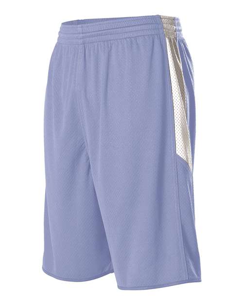 Alleson Athletic Men's Single Ply Reversible Basketball Shorts 589PSP
