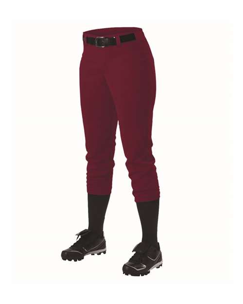 Alleson Athletic Women's Fastpitch Softball Pants with Belt Loops 605PBW