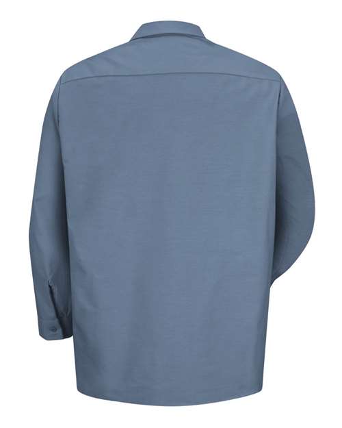 Red Kap Men's Tall Industrial Long Sleeve Work Shirt SP14T