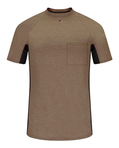 Bulwark Men's FR Two-Tone Base Layer with Concealed Chest Pocket- EXCEL FR MPS4