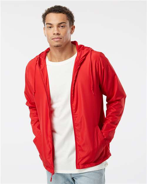 Independent Trading Co. Men's Lightweight Windbreaker Full-Zip Jacket EXP54LWZ