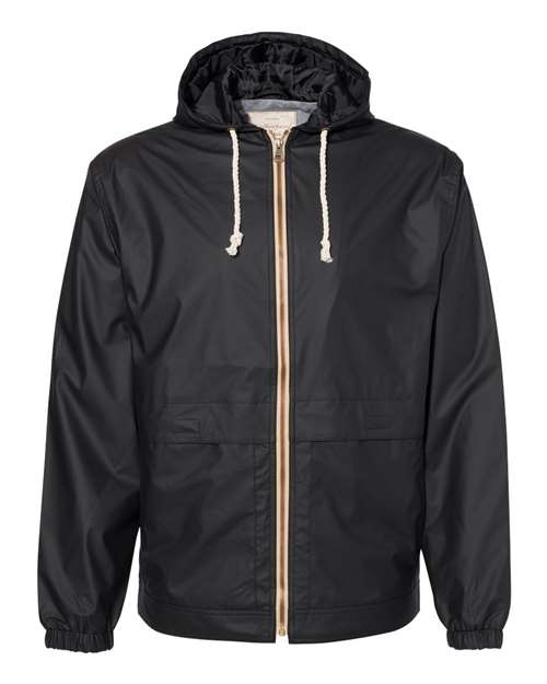 Weatherproof Unisex Vintage Hooded Rain Jacket 193910