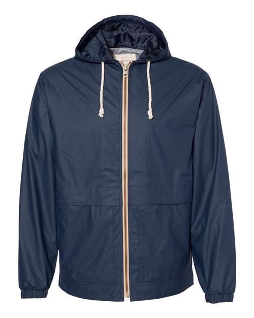 Weatherproof Unisex Vintage Hooded Rain Jacket 193910