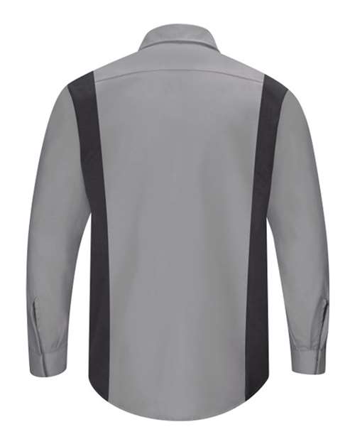 Red Kap Men's Tall Performance Plus Long Sleeve Shirt with OilBlok Technology SY32T