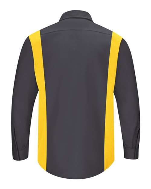 Red Kap Men's Tall Performance Plus Long Sleeve Shirt with OilBlok Technology SY32T