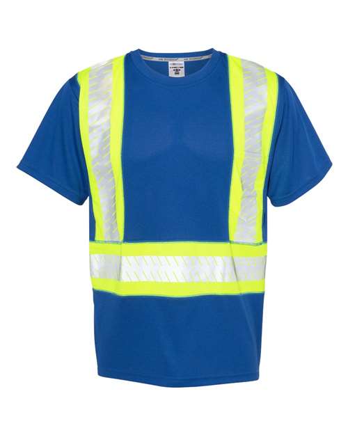 Kishigo Unisex EV Series® Enhanced Visibility Contrast Pocket T-Shirt B200-204