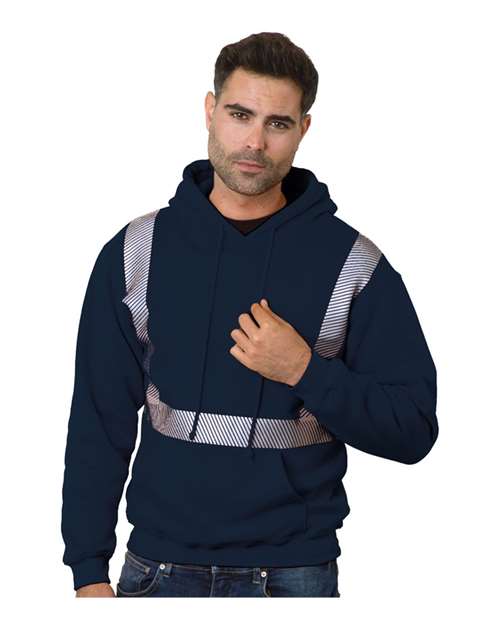 Bayside Unisex USA-Made High Visibility Hooded Sweatshirt 3739