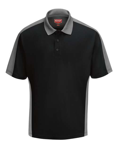 Red Kap Men's Performance Knit Two Tone Polo SK54