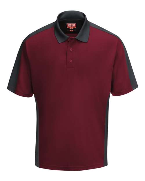 Red Kap Men's Performance Knit Two Tone Polo SK54