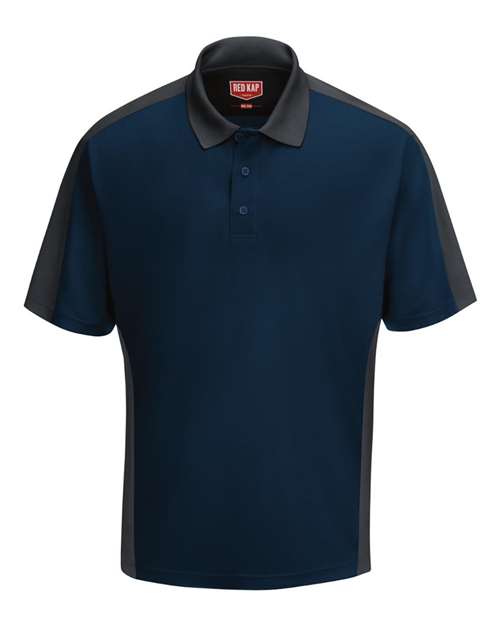 Red Kap Men's Performance Knit Two Tone Polo SK54