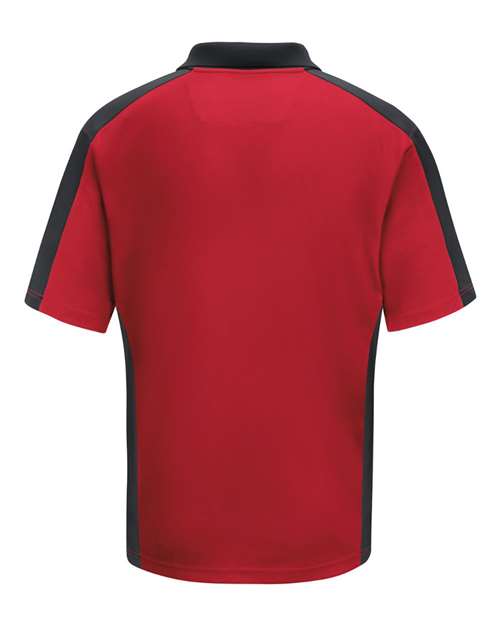 Red Kap Men's Performance Knit Two Tone Polo SK54
