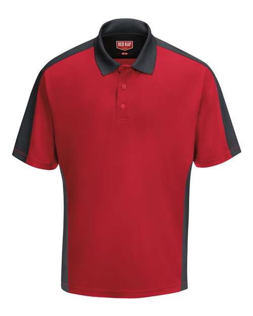 Red Kap Men's Performance Knit Two Tone Polo SK54