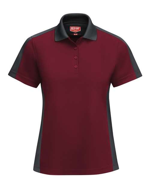 Red Kap Women's Performance Knit Two-Tone Polo SK53