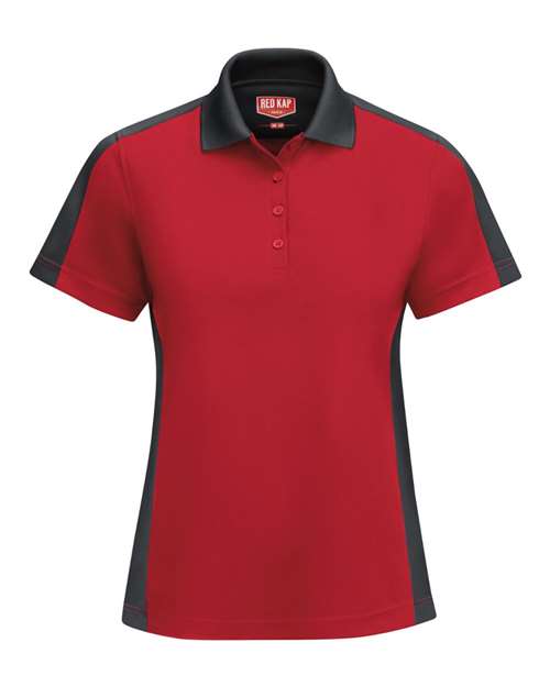 Red Kap Women's Performance Knit Two-Tone Polo SK53