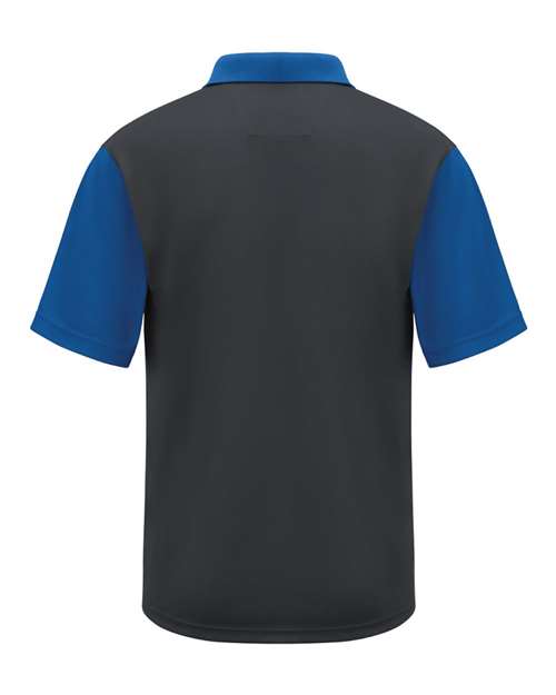 Red Kap Men's Performance Knit Color-Block Polo SK56