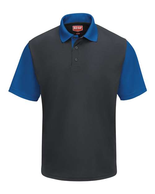 Red Kap Men's Performance Knit Color-Block Polo SK56