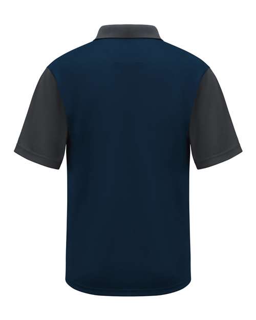 Red Kap Men's Performance Knit Color-Block Polo SK56