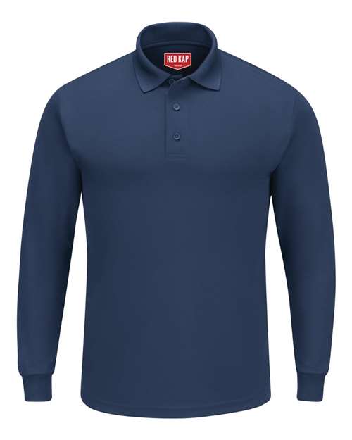 Red Kap Men's Long Sleeve Performance Knit Polo SK6L