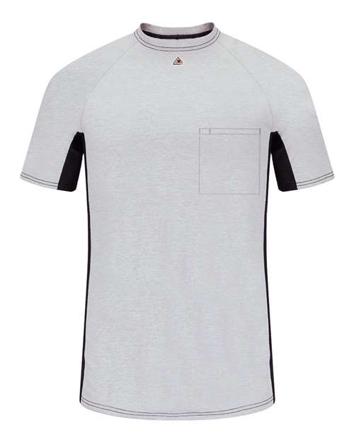 Bulwark Men's FR Two-Tone Base Layer with Concealed Chest Pocket- EXCEL FR MPS4