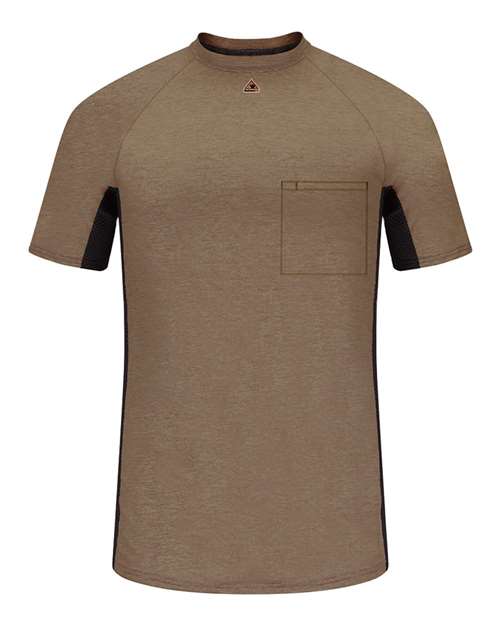 Bulwark Men's FR Two-Tone Base Layer with Concealed Chest Pocket- EXCEL FR MPS4