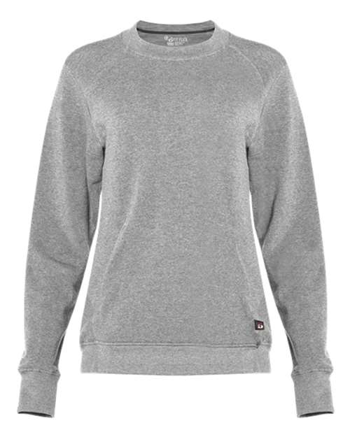Badger Women's FitFlex French Terry Crewneck Sweatshirt 1041