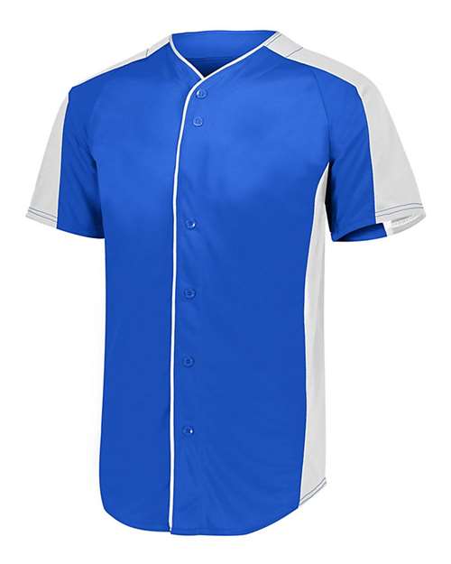 Augusta Sportswear Men's Full Button Baseball Jersey 1655