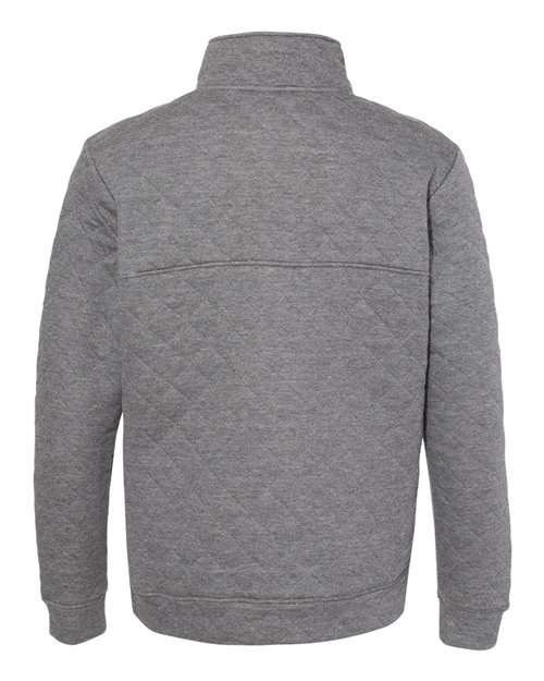 J. America Men's Quilted Half-Snap Pullover 8890