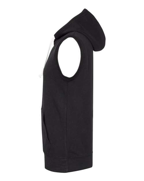 J. America Men's Triblend Sleeveless Hooded Sweatshirt 8877