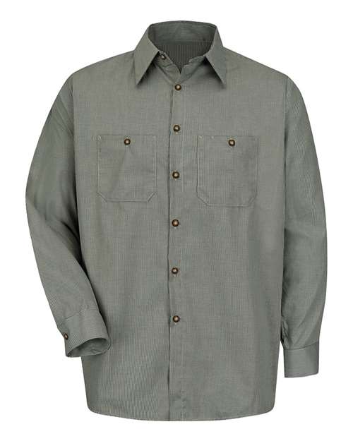 Red Kap Men's Tall Premium Long Sleeve Work Shirt SP10T