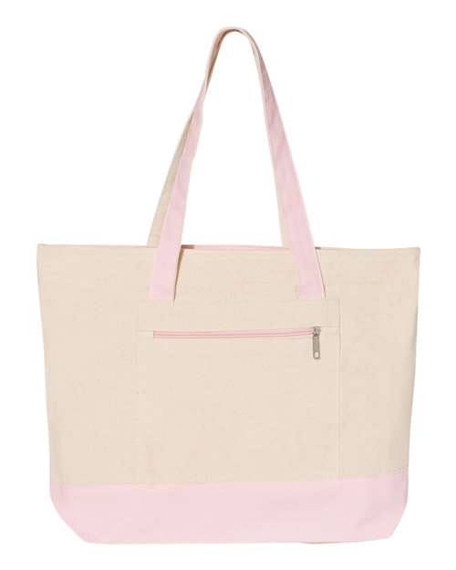 Q-Tees 19L Zippered Tote Q1300