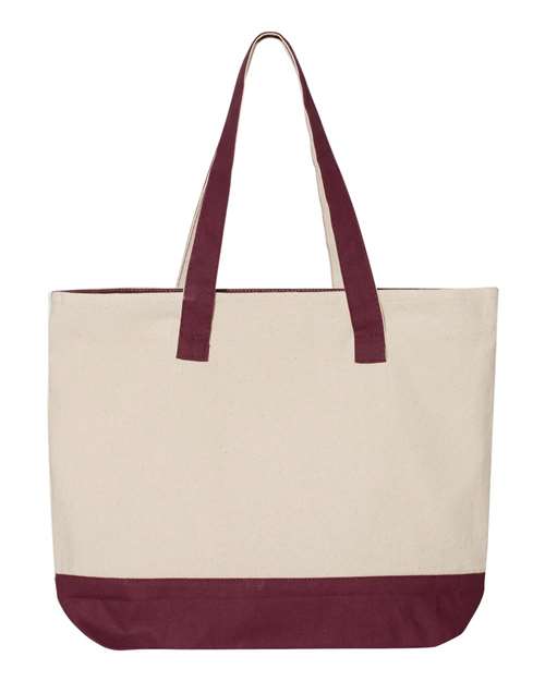 Q-Tees 19L Zippered Tote Q1300