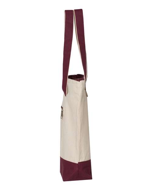 Q-Tees 19L Zippered Tote Q1300