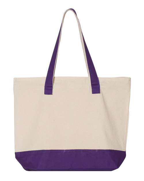 Q-Tees 19L Zippered Tote Q1300