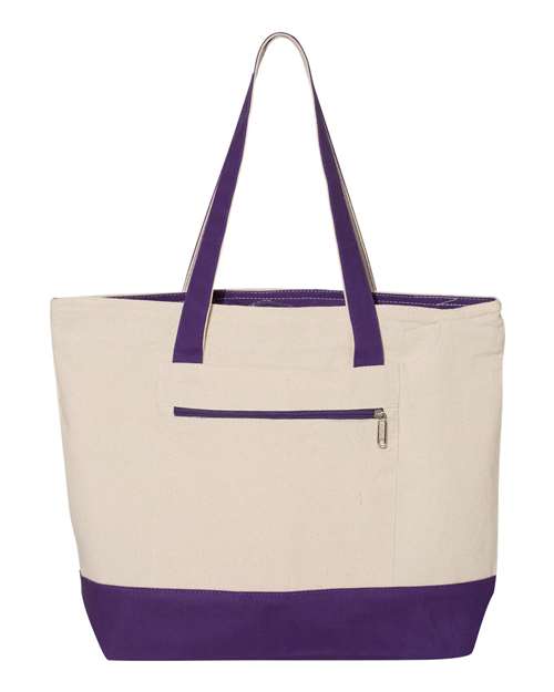 Q-Tees 19L Zippered Tote Q1300