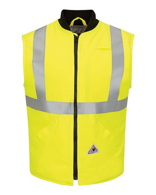 Bulwark Men's Hi Vis Insulated Vest with Reflective Trim - CoolTouch®2 VMS4HV