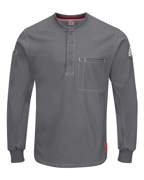Bulwark Men's iQ Series® Plus Long Sleeve Henley QT40