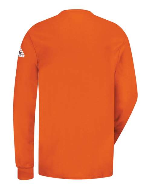 Bulwark Men's Long Sleeve Tagless Henley Shirt SEL2
