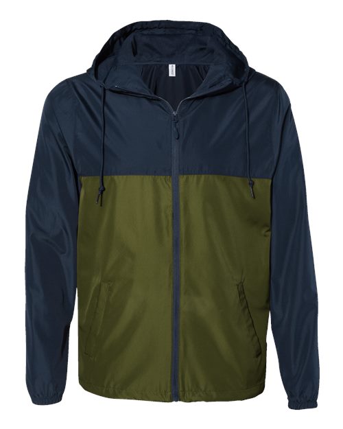 Independent Trading Co. Men's Lightweight Windbreaker Full-Zip Jacket EXP54LWZ