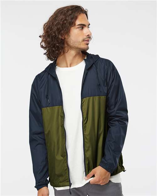 Independent Trading Co. Men's Lightweight Windbreaker Full-Zip Jacket EXP54LWZ
