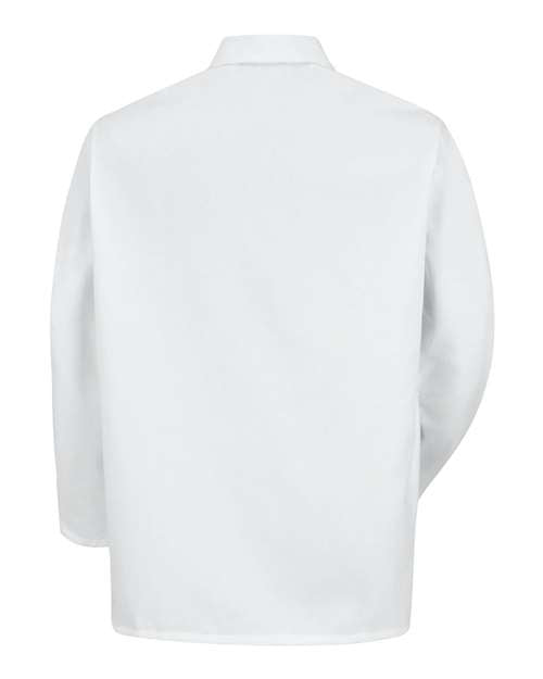 Red Kap Men's Gripper-Front Short Butcher Coat 0416