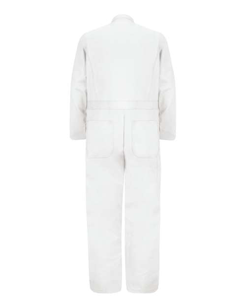 Red Kap Men's Extended Sizes Button-Front Cotton Coveral CC16EXT