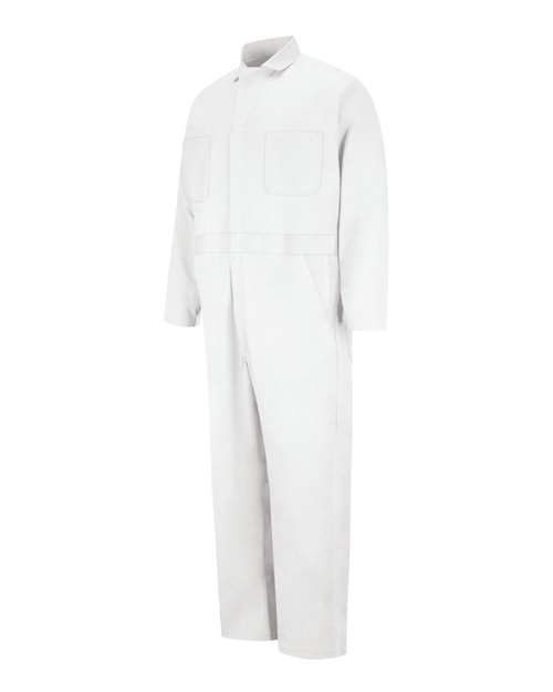 Red Kap Men's Extended Sizes Button-Front Cotton Coveral CC16EXT