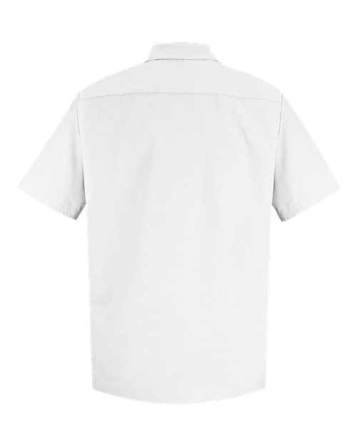 Red Kap Men's Tall Specialized Short Sleeve Pocketless Work Shirt SP26T