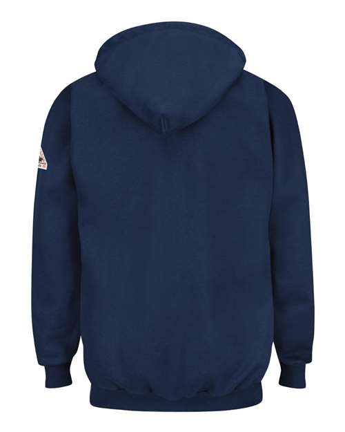 Bulwark Men's Tall Flame Resistant Quarter-Zip Hooded Sweatshirt SEH8T