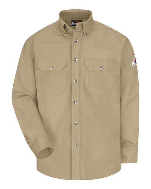 Bulwark Men's Tall Dress Uniform Shirt - Excel FR ComforTouch - 7 oz. SLU2T