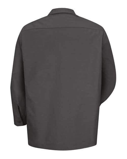 Red Kap Men's Tall Industrial Long Sleeve Work Shirt SP14T