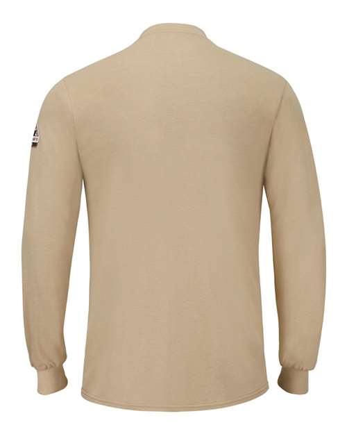 Bulwark Men's Tall Long Sleeve Henley SML8T