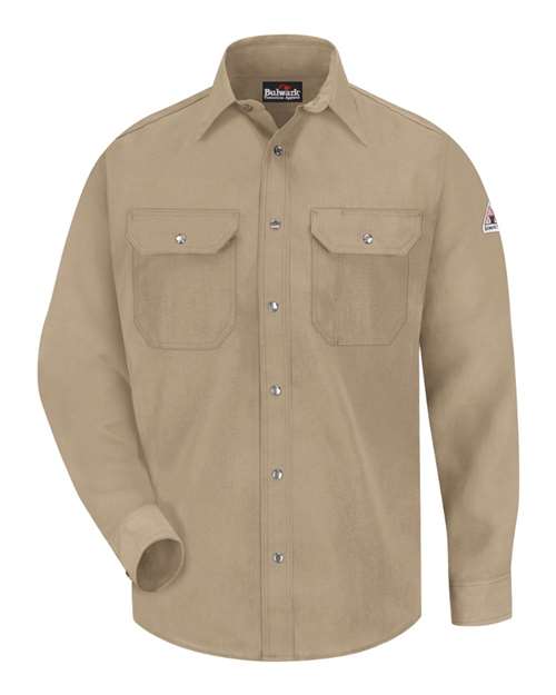 Bulwark Men's Snap-Front Uniform Shirt - Nomex® IIIA - 4.5 oz. SNS2