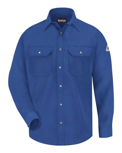 Bulwark Men's Tall Snap-Front Uniform Shirt - Nomex® IIIA 4.5 oz. SNS2T
