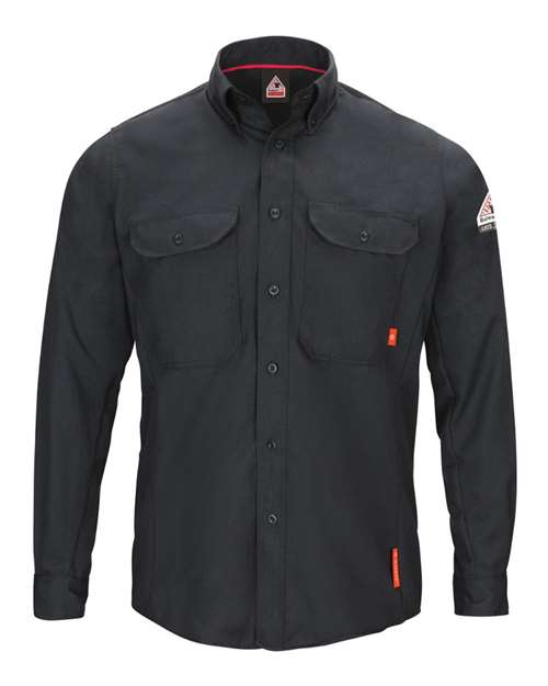 Bulwark Men's Tall iQ Series® Long Sleeve Comfort Woven Lightweight Shirt QS50T